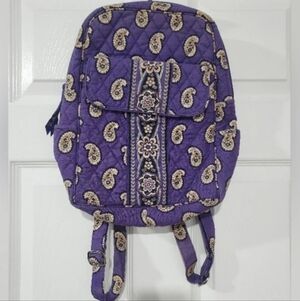 Vera Bradley Women6 Small Backpack (Purple/Paisley) D-16